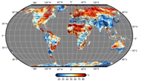 Percentage of Global Climate Models Showing Increased Annual-Mean Wind Speed Values In 2050